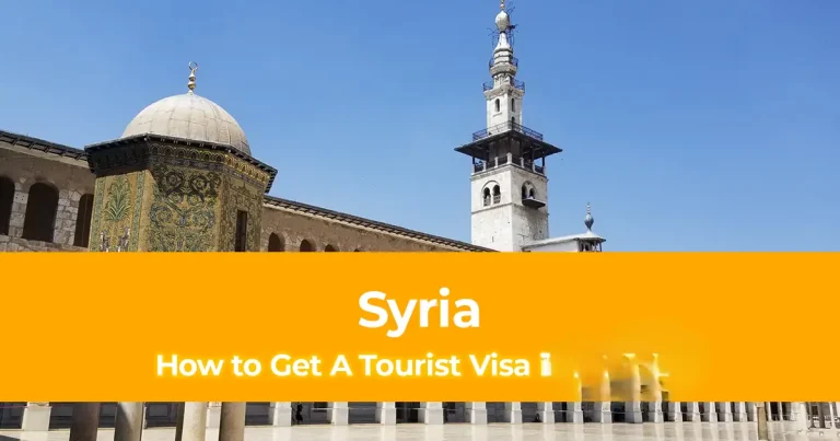 How to get sirya tourist visa